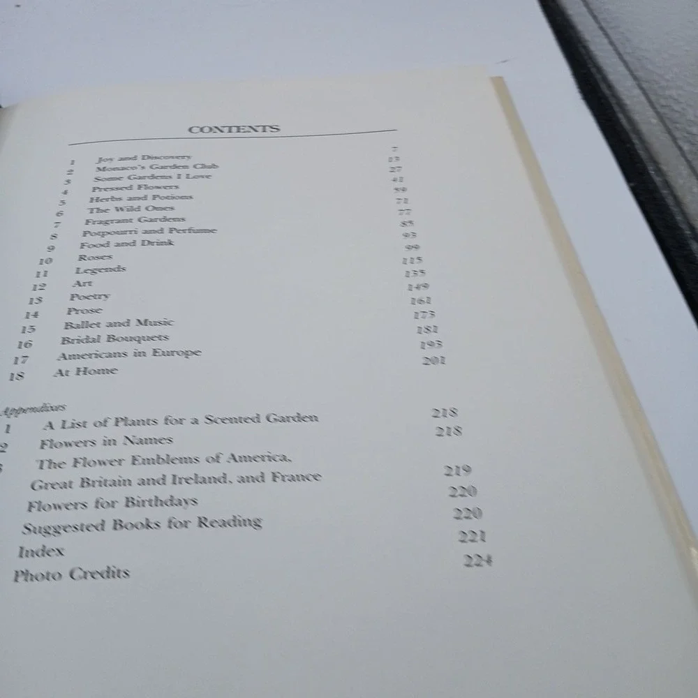 My Book of Flowers Princess Grace of Monaco Gwen Robyns NOS
